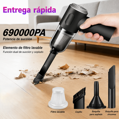 Mini Aspiradora Portátil Recargable Auto