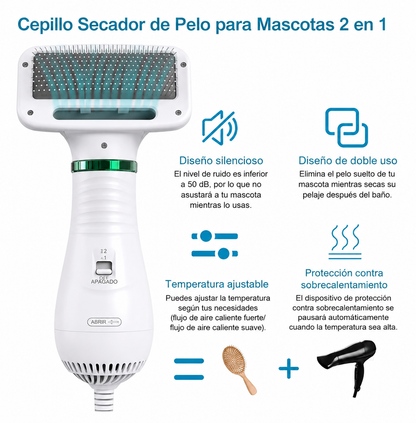 sepillo secador para tus mascotas