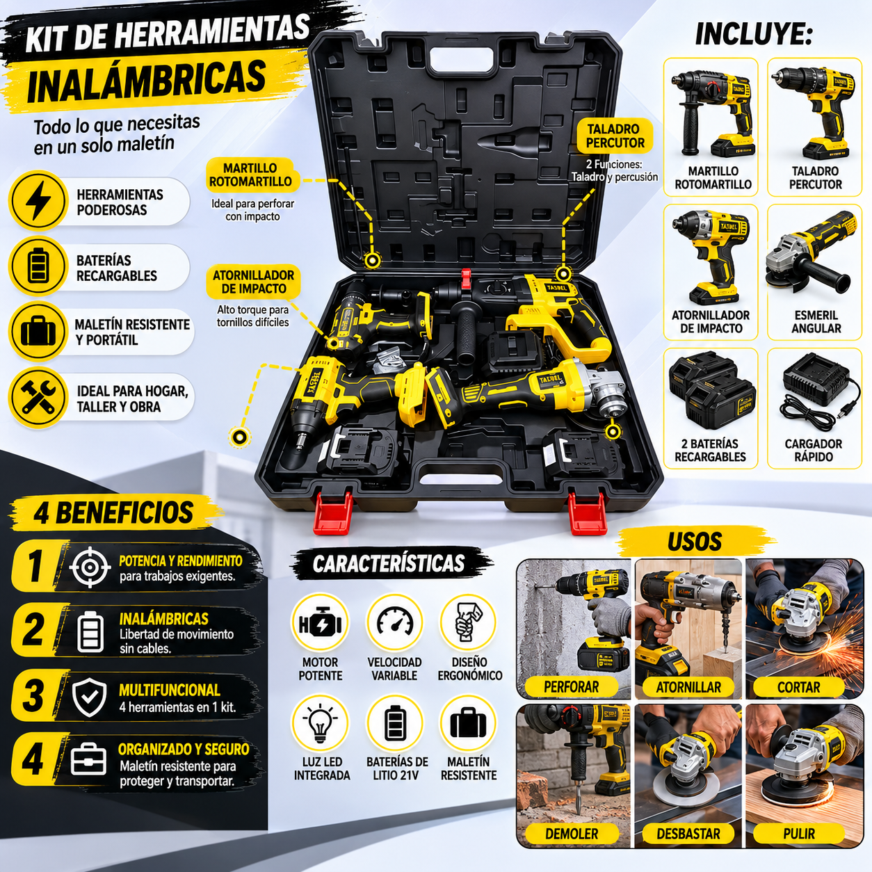 Kid de erramientas tasvel